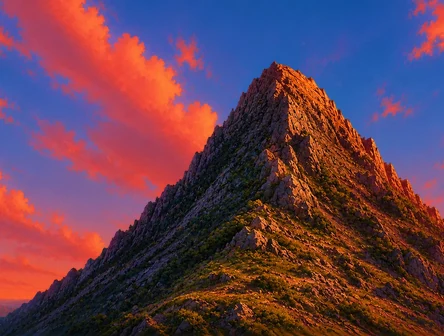 The mountain