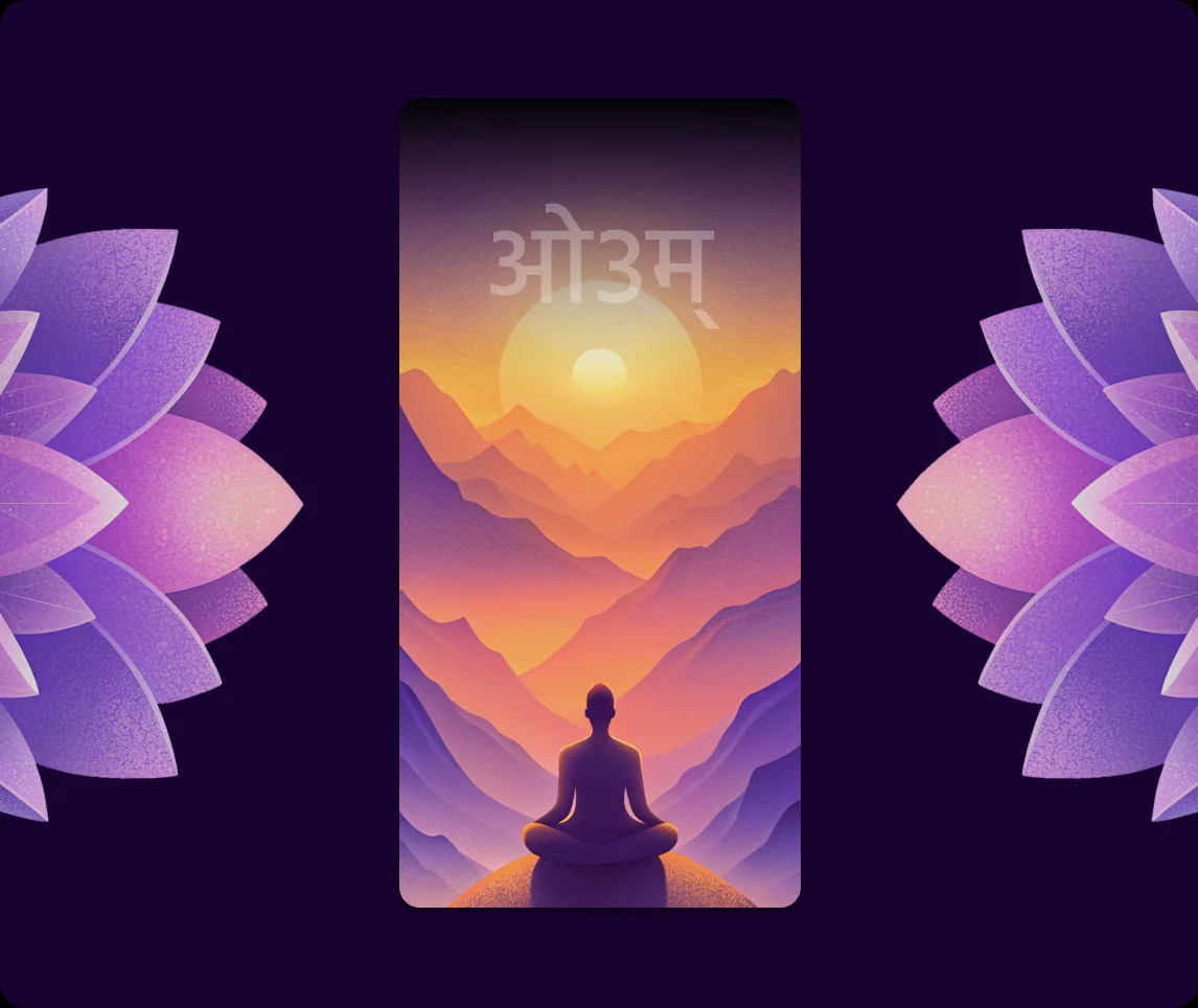 A meditation poster set